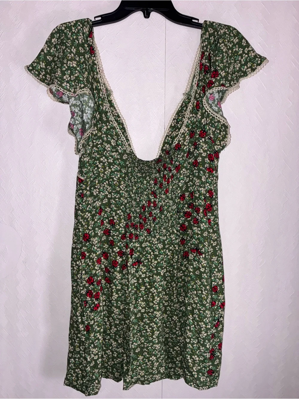 Free People Backroads Mini Dress 
(The ladybug dress 🐞) - Picture 12 of 13